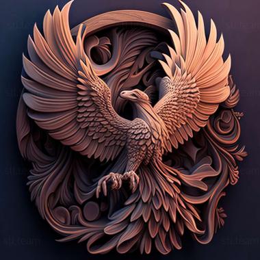 3D model phoenix (STL)